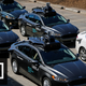 A fleet of self-driving Uber vehicles at Uber’s Advanced Technologies Center in Pittsburgh. (Image: AP)